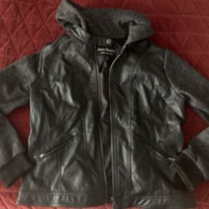 Half Jean Half Leather Jacket